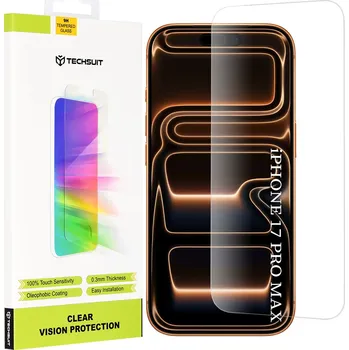 Techsuit Clear Vision Glass pro iPhone 17 Pro Max průhledný