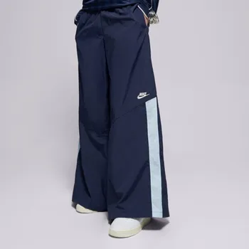 Nike Kalhoty W Nsw Wide Leg Wvn Pant Tmavomodrá M