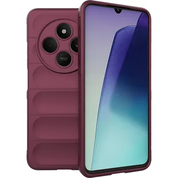 Pouzdro na mobilní telefon Techsuit Magic Shield pro Xiaomi Redmi 14C Poco C75 v barvě bordó