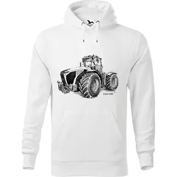 Dámská mikina Mikina - Claas Xerion 4500 Barva: Bílá (00), Velikost: 3XL, Střih: Pánské