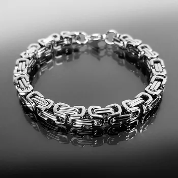 Náramek Pánský ocelový náramek královský vzor č. 1357