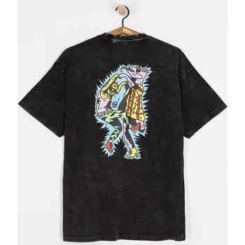 Pánské tričko Volcom Fa Bob Mollema 1 Lse (light acid black) XL, černá