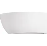 Nova Luce Bílé sádrové nástěnné světlo Alivio