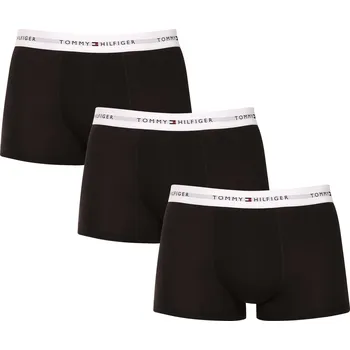 Boxerky 3PACK pánské boxerky Tommy Hilfiger černé (UM0UM02763 0WJ) L UM0UM02763 0WJ Možnost vrácení zboží ZDARMA do 120 dnů!