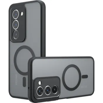 Pouzdro na mobilní telefon Techsuit PureFrost MagSafe pro Xiaomi Redmi 15 4G / 5G v matné černé