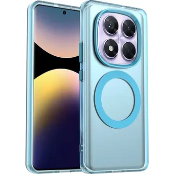 Pouzdro na mobilní telefon Techsuit CandyCase MagSafe pro Xiaomi Redmi Note 14 Pro 5G Poco X7 modrá