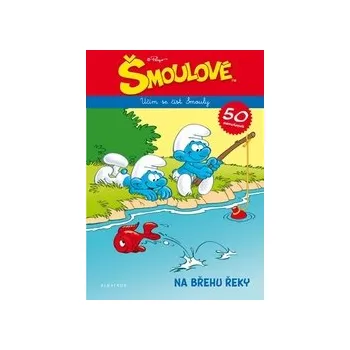omalovánky Šmoulové - Na břehu řeky