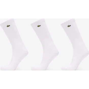 Pánské ponožky Ponožky LACOSTE Socks 3-Pack White 43-46