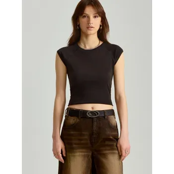 Dámská móda Tričko slim fit - S - House - tmavošedý - 966CF-90X