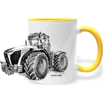 Hrnek - Claas Xerion 4500 Barva: Žlutá