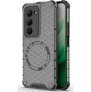 Pouzdro na mobilní telefon Techsuit HoneyComb Shield MagSafe pro Xiaomi Redmi 15 4G / 5G černý