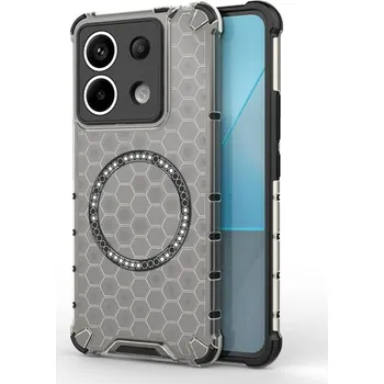 Pouzdro na mobilní telefon Techsuit HoneyComb Shield MagSafe pro Xiaomi Redmi Note 13 Pro 5G Poco X6 černá
