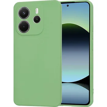 Pouzdro na mobilní telefon Techsuit SoftFlex pro Xiaomi Redmi Note 14 4G Standard mátově zelený