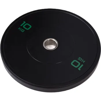 Olympijský kotouč TRINFIT Bumper Plate BLACK 10 kg