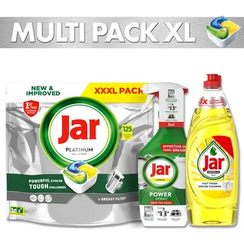 JAR Platinum Lemon XXL 125 ks + Extra+ Citrus 650 ml + Power sprej 500 ml