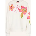 Grace Dámská Mikina S Flitry, bílá / neonově růžová, 36