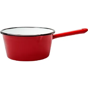 Pomalý hrnec EMALIA Rendlík smaltovaný 16cm 1,23l červený EMALIA