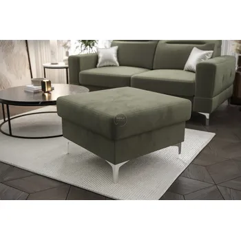 Taburet Taburet čalouněný MALIBU 70 x 70 cm - zelená