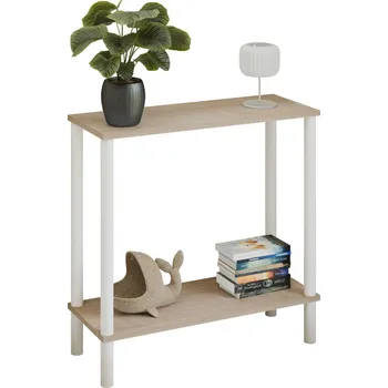 Toaletní stolek Konzole Claro 80x30 cm - různé barvy na výběr - Dub Sonoma, Bílý Mat