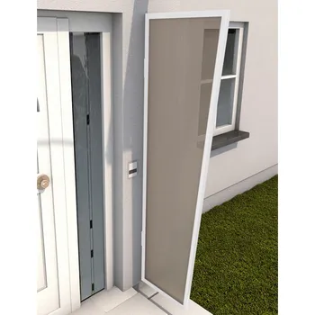 Stříška nad vchodové dveře Gutta Guttavordach boční stěna B1 PC 200 x 60 cm bílá / bronz