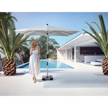 Zahrada Knirps KNIRPS APOLL 260 x 165 cm - zahradní středový slunečník : Barva slunečníku - Písková