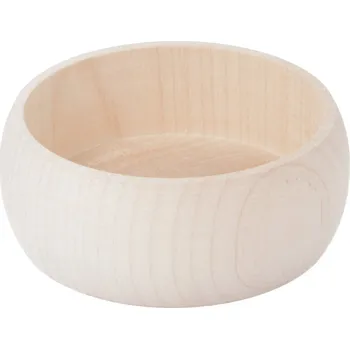 Galanteriadrew Malá dřevěná miska 8 cm – přírodní miska na dekorace i tvoření