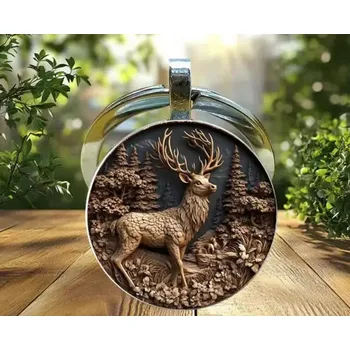 Přívěsek na klíče s jelenem