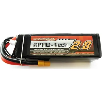 Li-pol baterie 2800mAh 4S 60C (120C) Bighobby-NANO Tech
