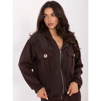 Dámský hnědý komplet Italy Moda hnědá 3465324