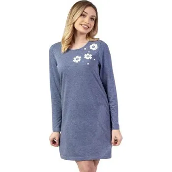 Dámská noční košile Dámská noční košile 141/42 REGINA granát (modrá) 3XL