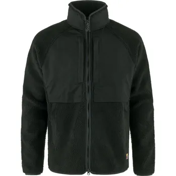 FJÄLLRÄVEN Vardag Pile Jacket M, Black-Black velikost: M