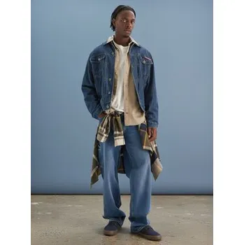 Quiksilver Jeansová bunda All Ride Denim Jkt EQYJK04177 Modrá Regular Fit M