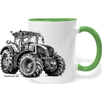 Hrnek - Claas Axion 960 Barva: Zelená