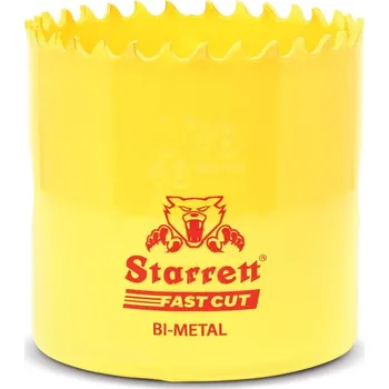 Vrták STARRETT Vykružovací vrták korunkový HSS 48mm, bimetalová děrovka - novinka FAST CUT!