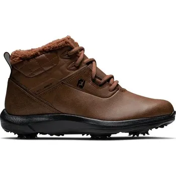 Golf FootJoy Winter Golf Boots dámské golfové boty, hnědé hnědé, standardní, se spajky, 37