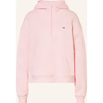 Dámská mikina Tommy Jeans Dámská Mikina S Kapucí, světle růžová, 34