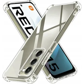 Pouzdro na mobilní telefon Techsuit Shockproof průhledný silikon pro Xiaomi Redmi 15 4G 5G průhledný