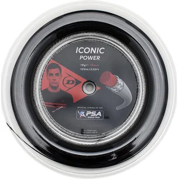 Struna na výplet tenisové rakety Squashový výplet Dunlop Iconic Power Reel 1,10 mm