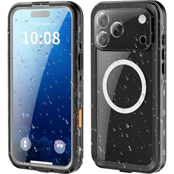 Pouzdro na mobilní telefon ShellBox Vodotěsné pouzdro IP68 iPhone 17 Pro Max černé