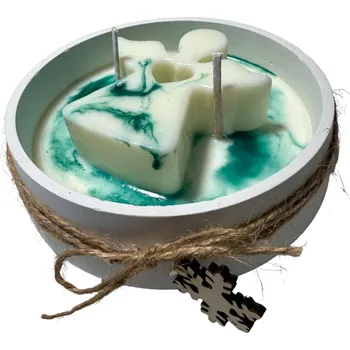 Vánoční dekorace Andělské Vánoce zelené