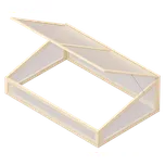 Pařeniště, 120 × 80 × 40 cm RGH-1200X800X200-400-VL-1R1