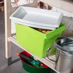 Box pro uchování čerstvé zeleniny zelená/bílá