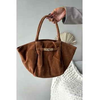 Kabelka Kožená semišová kabelka Camel Orselle Boto hnědá 3456208