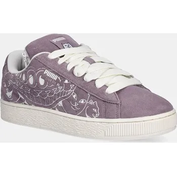 Pánská obuv Semišové tenisky Puma x RIPNDIP Suede XL pánské, fialová barva, 403651 04X, EUR 46