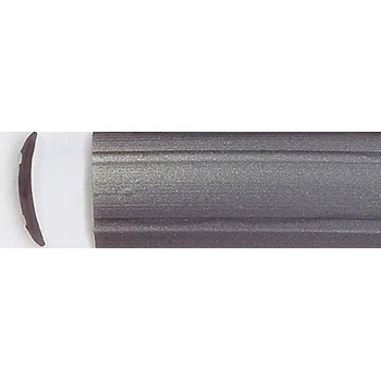Příslušenství ke karavanu Krycí gumová výplň hliníkové - kedrové lišty 12 mm- Šedá - 1,39 m