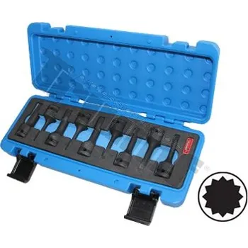 Bit Sada kovaných bitů XZN, vstup 1/2", 9 dílů