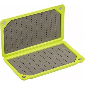 Pouzdro na rybářské vybavení Krabička na mušky plovoucí Traper Nymph Fluo Green
