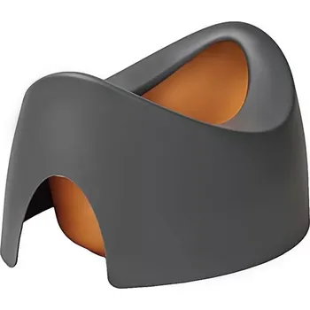 Nočník Dětský oboustranný ergonomický nočník s výlevkou Teggi, grafitový