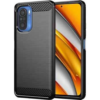 Pouzdro na mobilní telefon Techsuit Karbon Silikon Xiaomi Mi 11i Poco F3 Černý