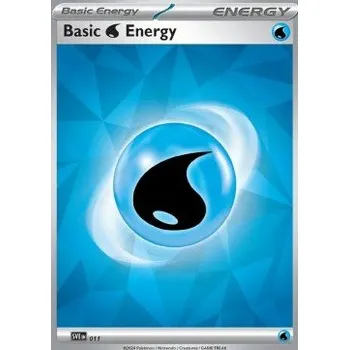 Karetní hra Pokémon SVE 011 - Water Energy HOLO - Prismatic Evolutions